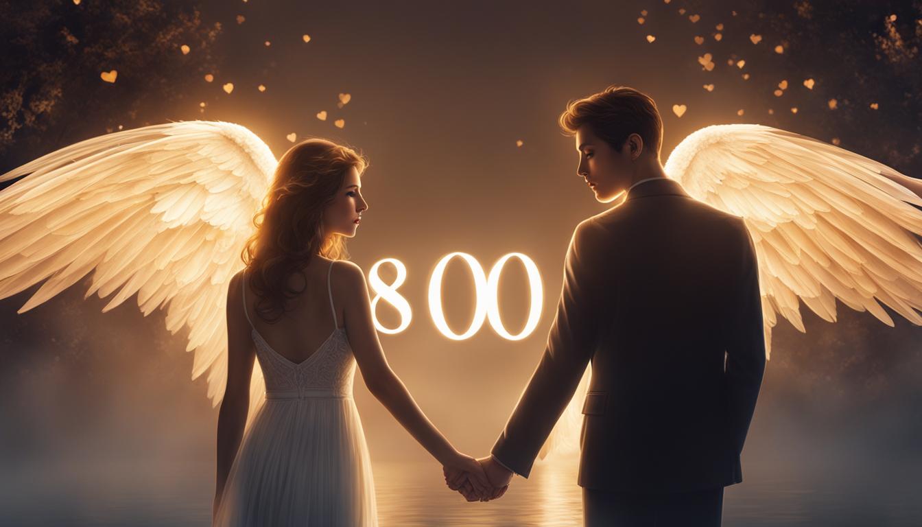 800 angel number love