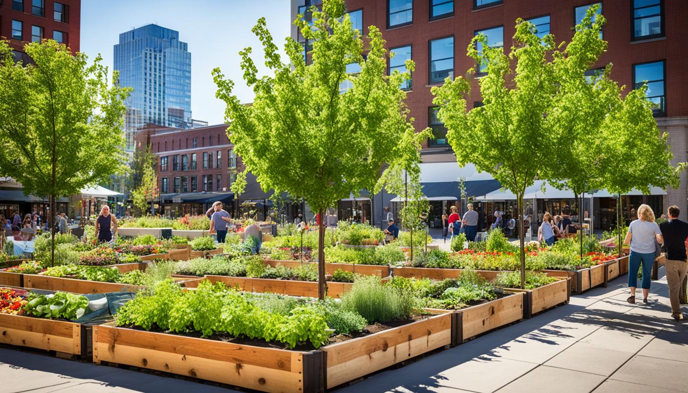 Community gardens promoting food equity through urban agriculture