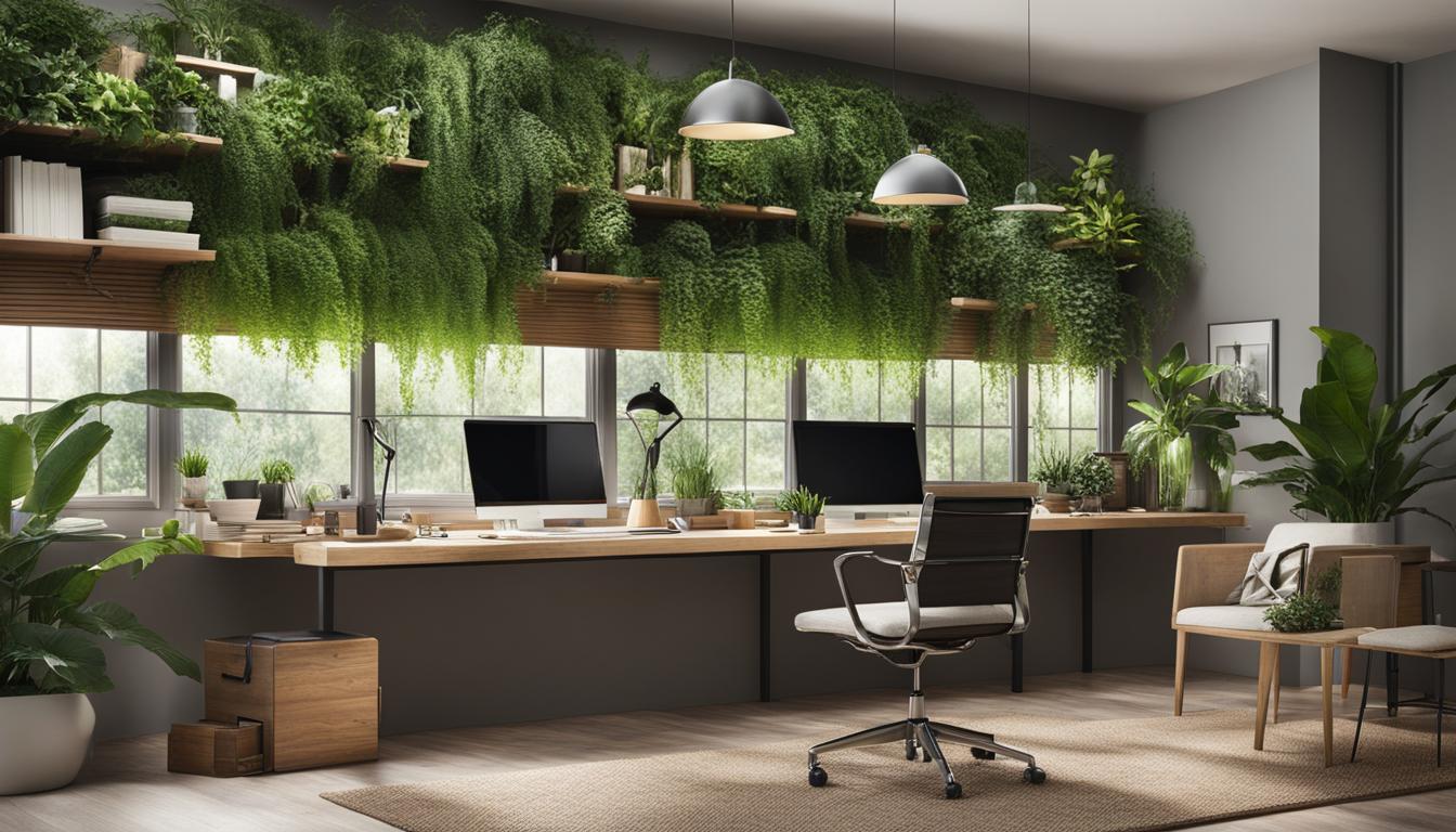 Plants in a workspace