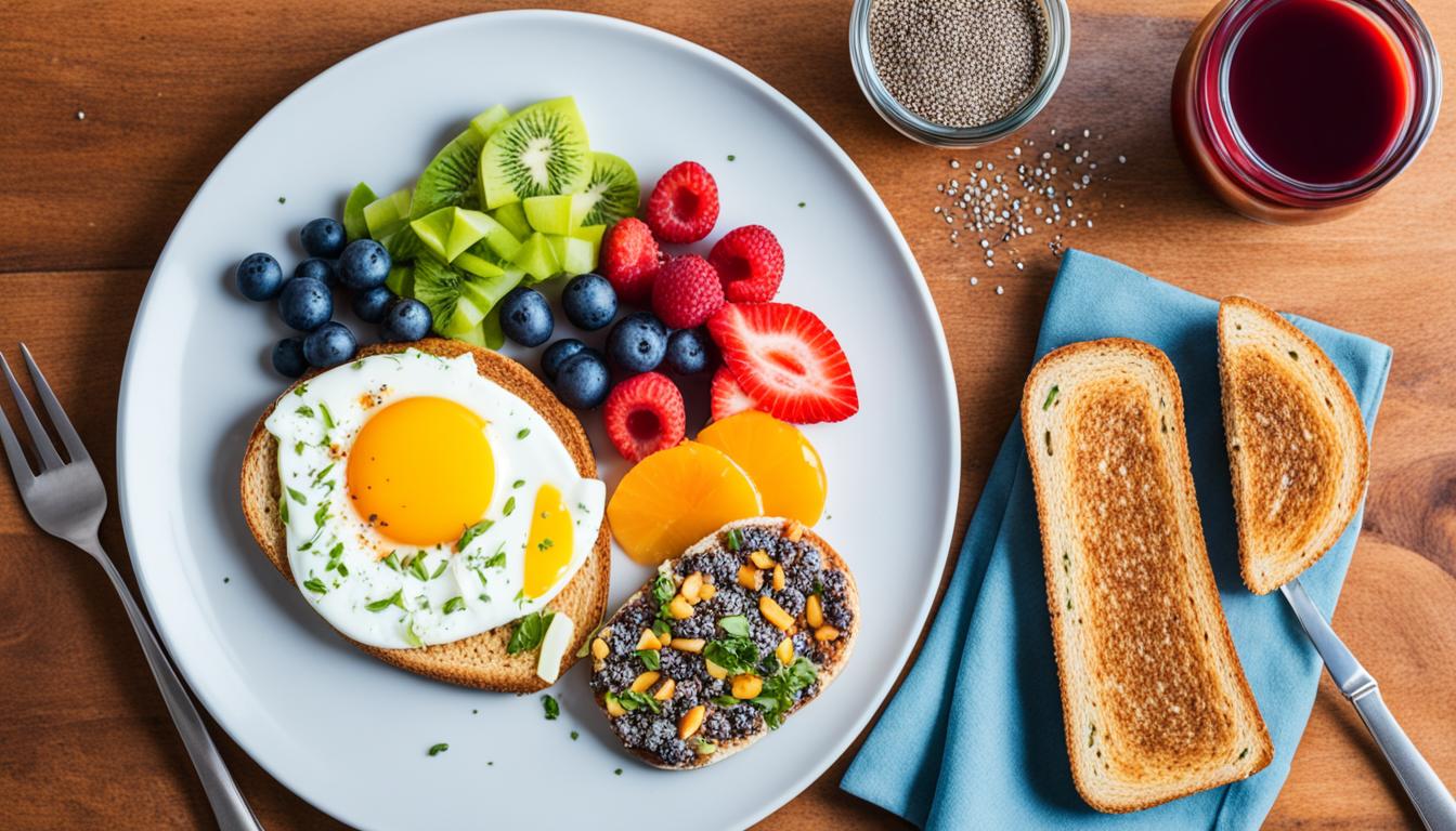 balanced breakfast plate