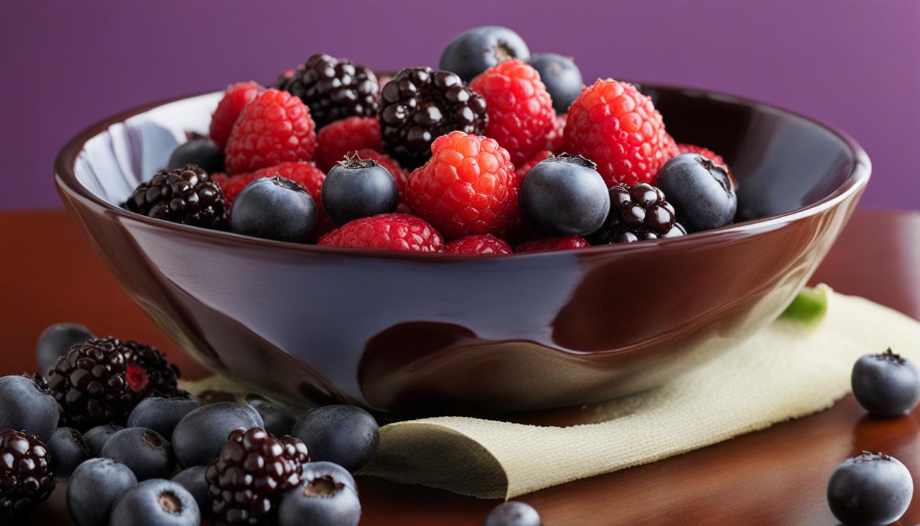 dark chocolate-covered berries