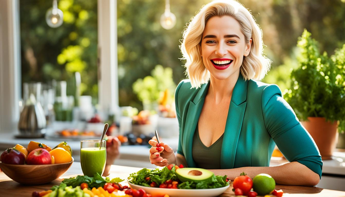emilia clarke healthy eating tips