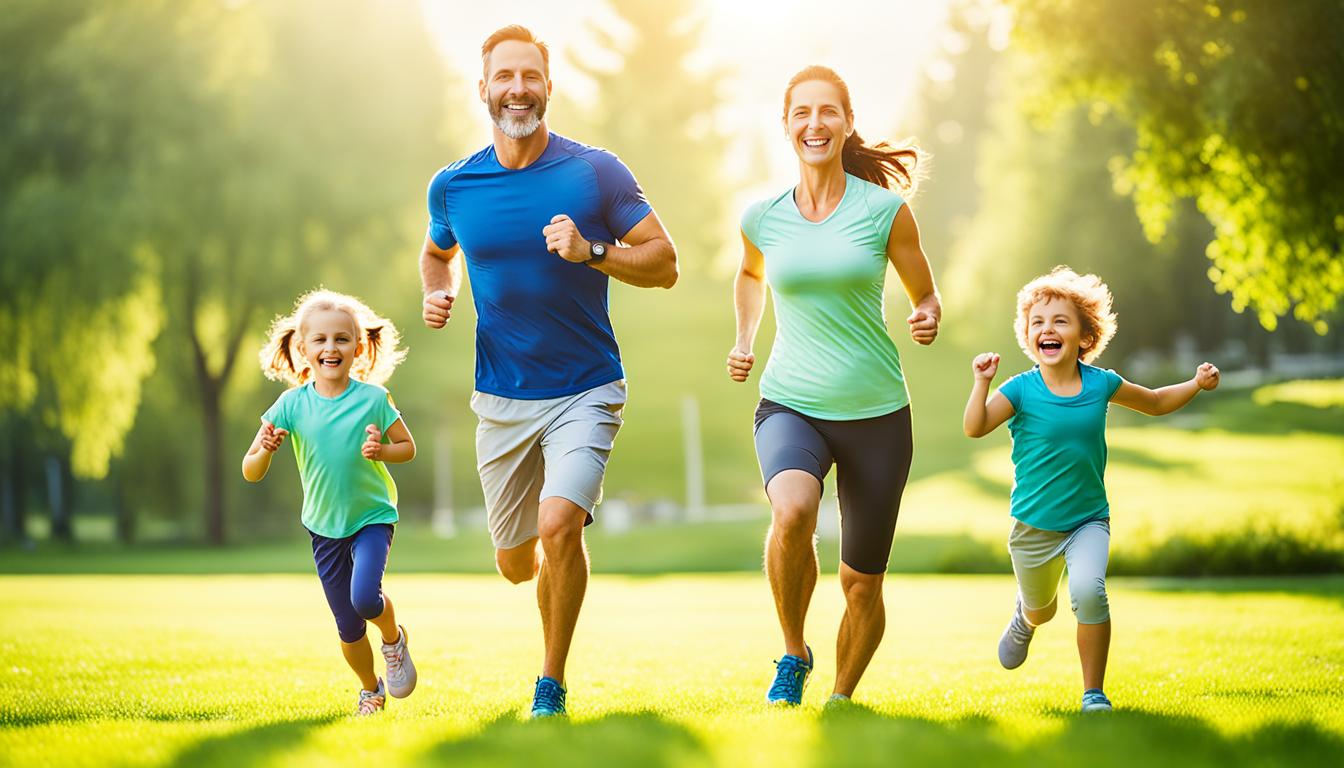 staying active as a family